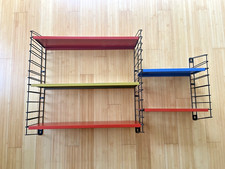 Scaffale Tomado Dekker metà secolo parete design mensola classica mcm anni 60 70