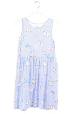 Abito H&M stampa 134 celeste