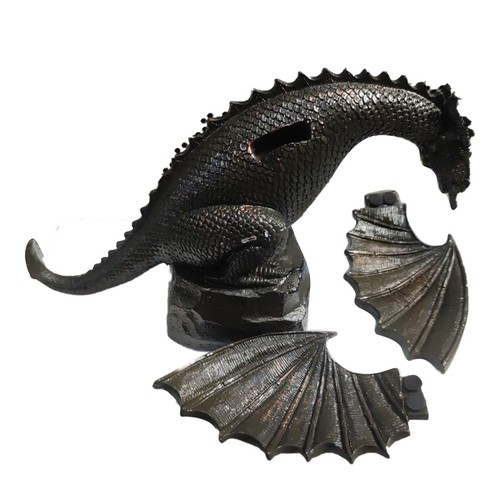 Fountain dragon ornament - fountain,