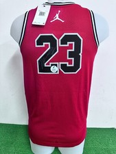 MAGLIA BASKET MICHAEL JORDAN AUTOGRAFATA NO MATCH WORN SHIRT JERSEY COA