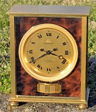 Raro Orologio da Arredo Atmos Jaeger-LeCoultre Elisée 1972 Guscio di Tartaruga