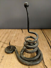 Wrought iron candle holder porta candela in ferro battuto