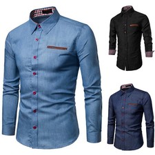 Camicia uomo abbottonata slim
