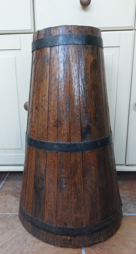 Antico burro legno botte - antico, legno,