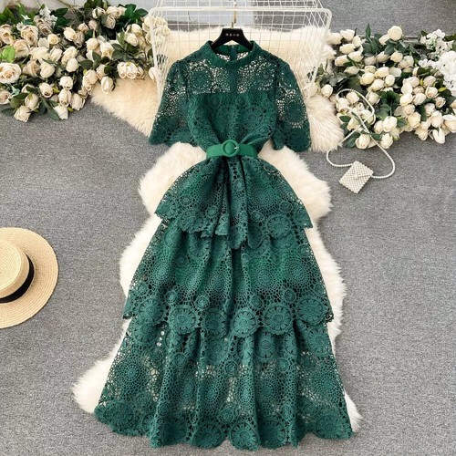 Vestito abito elegante - vestito, lungo
