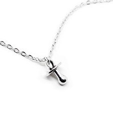 Collana ciuccio argento - collana,