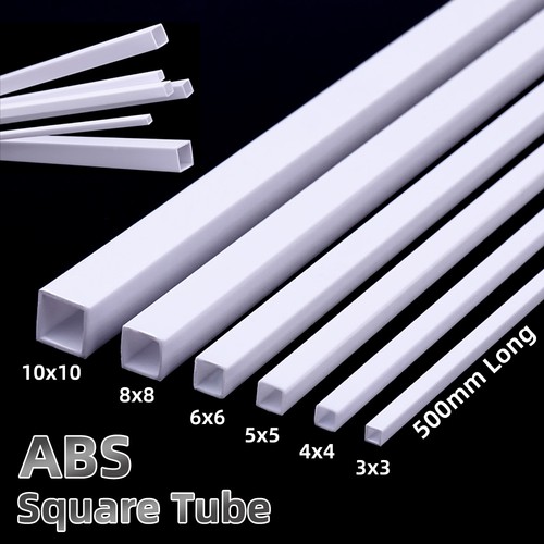 Tubo quadrato plastica - quadrato, in
