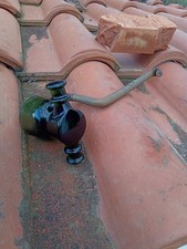 ANTICO ISOLATORE IN VETRO