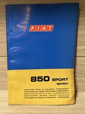 Fiat 850 Sport Spider Catalogo