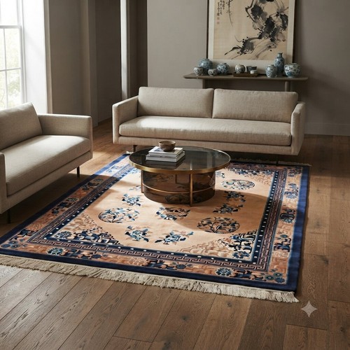 Tappeto pechino antico cotone - tappeto,