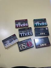 7 Audiocassette THAT'S sigillate TOP??