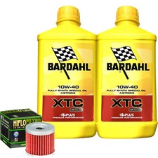 Kit Tagliando Olio Bardahl XTC 10W40 Filtro Per Hyosung GT250 R Comet 2009>2015