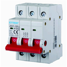 Interruttore sezionatore, 3P, 380Vac, 63A - Ettroit JX436300 quadro elettrico