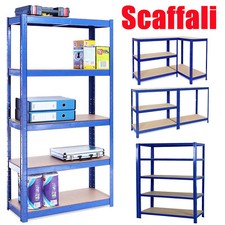 Scaffale in metallo verniciato