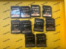Scheda di memoria 10 pezzi Panasonic SD 2GB CARD