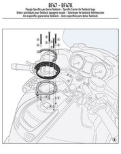 Flangia per borse serbatoio