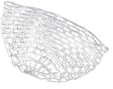 rete di ricambio in silicone per guadino da pesca gomma gommata trota