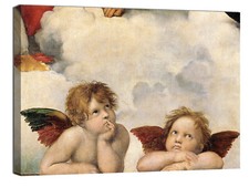 Canvashop Quadri moderni Raffaello Angeli Cherubini stampa su Tela canvas Arte