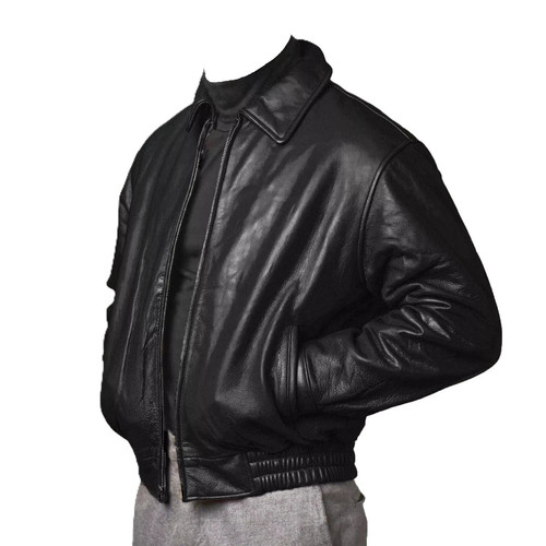 Giubbotto bomber uomo pelle