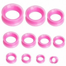 Piercing Silicone Metallo Rosa