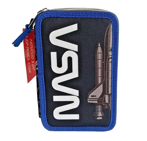 Astuccio scuola zip nasa - scuola,