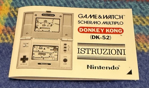 Game watch nintendo donkey - &,