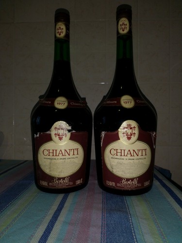Vino chianti bertolli - vino, 1977