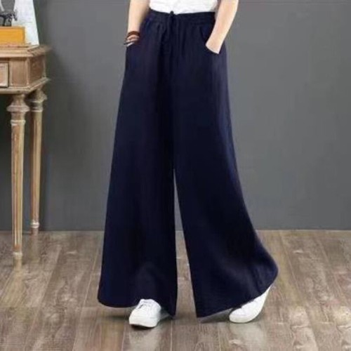 Pantalone donna cotone - , lino