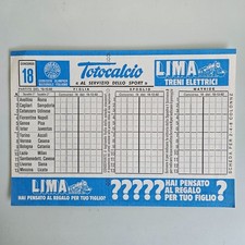 Schedina Totocalcio 19/12/1982