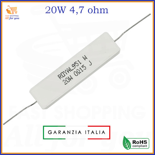 Resistenze 20w watt - resistenze, resistenza