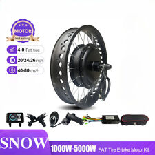 Moto Elettrica Neve 1000W-5000W 48V 72V 20/24/26x4.0inch Fat Tire Motore Mozzo Posteriore
