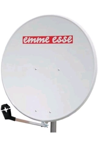 Parabola 80cm acciaio con - parabola,