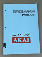 Akai Am-2800 Manuale di