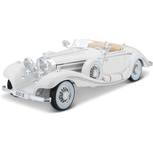 Mercedes 500k 1936 - white, 1:18