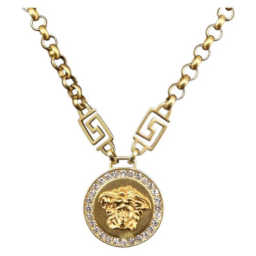 Collana versace medusa metallo - medusa,
