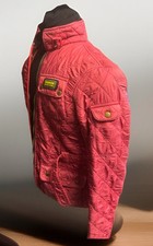 Barbour  L1535 International Quilt Red size UK 12 In Buonissimo Stato  AK202