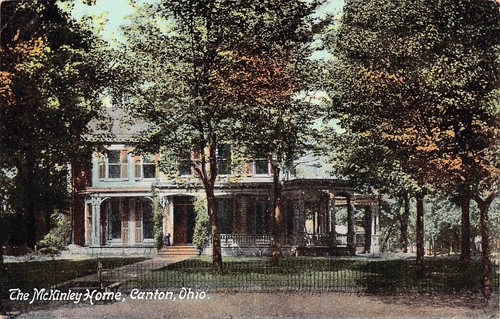 Cartolina epoca canton - canton, ohio