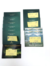 ROLEX VARI BOOKLET LIBRETTI