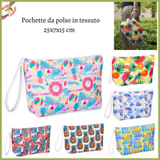Pochette uomo donna con zip da