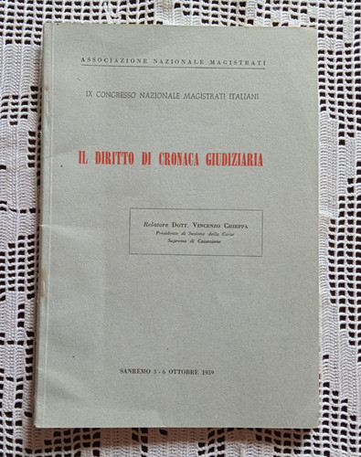 Congresso magistrati - ix,