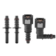 2 Set 1/4" 6.3mm SAE a 5/16" 8mm Linea carburanti Tubo Rilascio Connettore