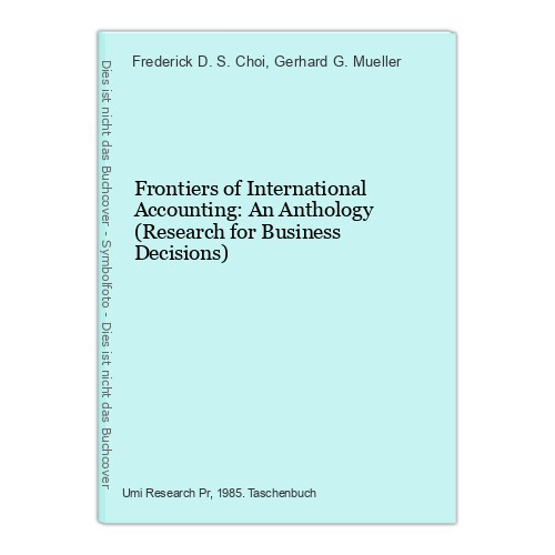 Frontiers international - frontiers, of