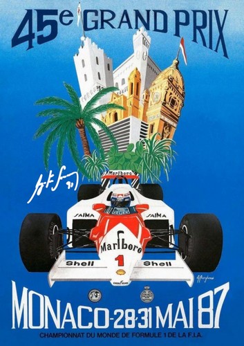 Poster gran premio monaco - poster,