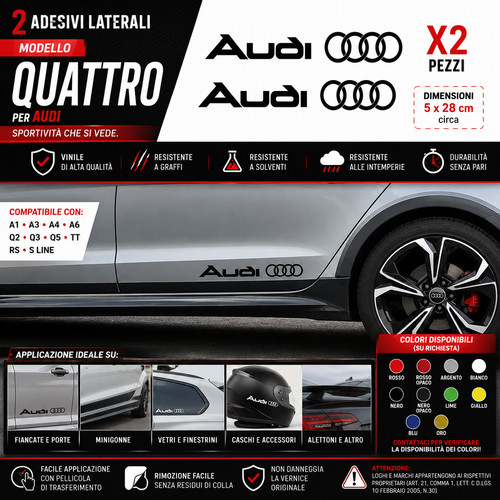 Adesivi laterali audi - 2,