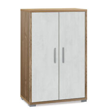 Mobile multiuso Armadio ufficio bianco con 2 ante noce 110x71x41 cm italia