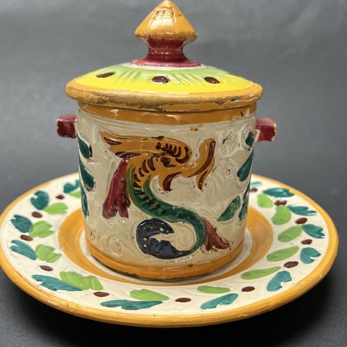 Vaso italiano faience - vaso,