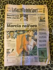 GAZZETTA DELLO SPORT 21 AGOSTO 2004 OLIMPIADI ATENE-IVANO BRUGNETTI ORO-TURISINI