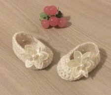 Scarpette neonato, stivaletti lana,  uncinetto neonato, crochet scarpine 
