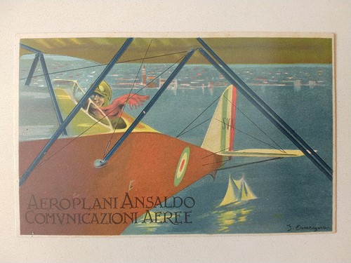 Omegna advertising postcard - omegna,