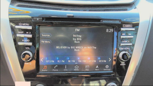 2016 nissan murano - murano, radio